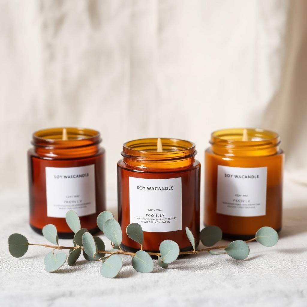 Eucalyptus Soy Candle Set